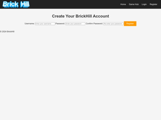 register screenshot