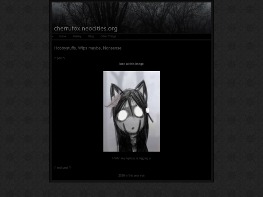 blog screenshot