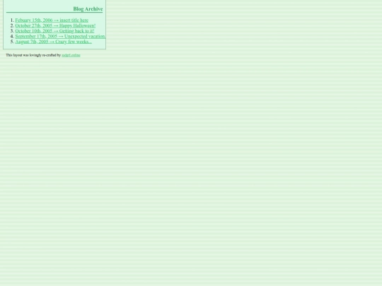 blog-archive screenshot
