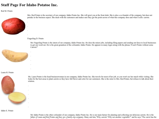staffpage screenshot