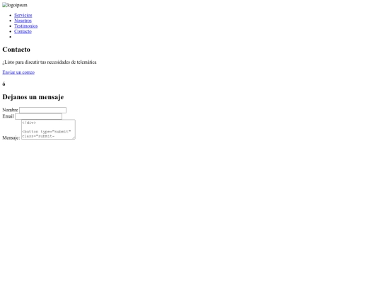 pagina1/contacto screenshot
