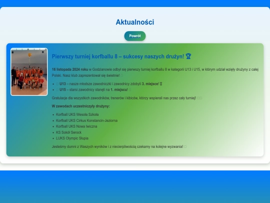 Aktualnosci screenshot
