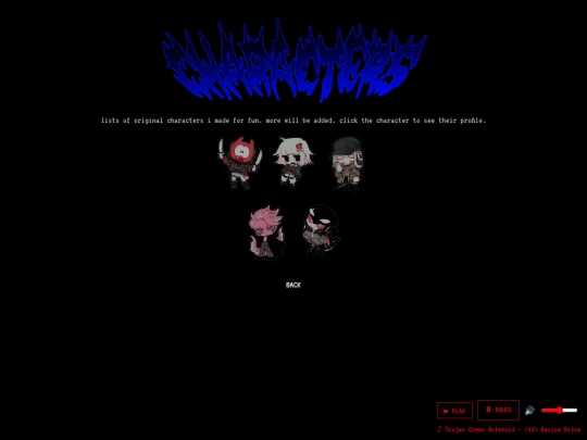 uranoroom/characters screenshot