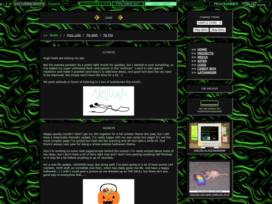 logs screenshot