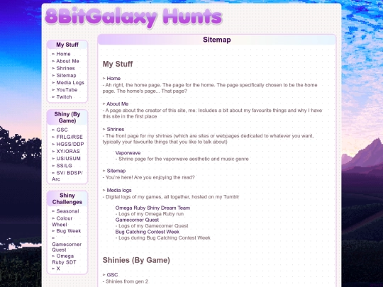 sitemap screenshot