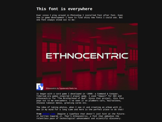 ethnocentric screenshot