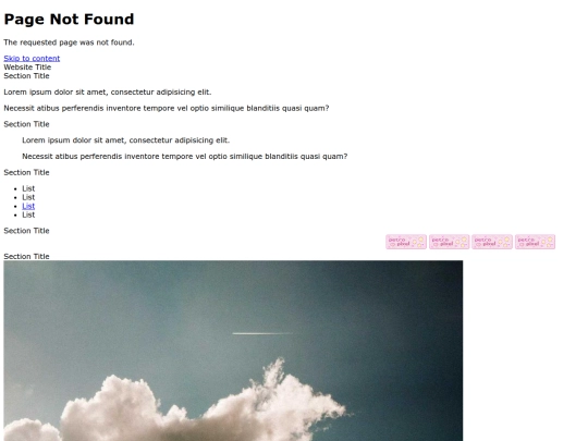 not_found screenshot