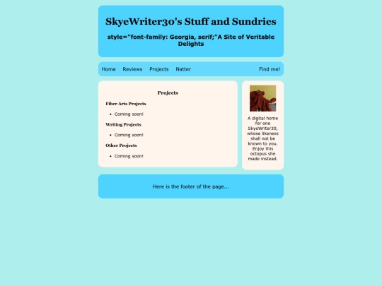 projectslanding screenshot
