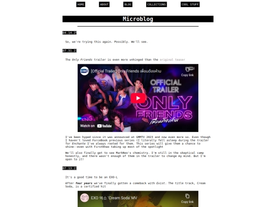 microblog screenshot