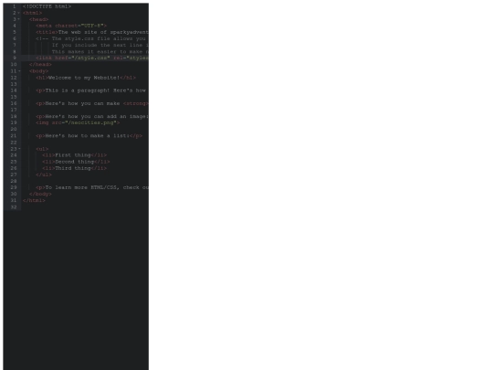index screenshot