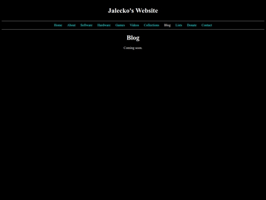 html/blog screenshot
