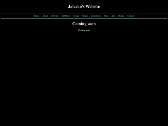 html/comingsoon screenshot