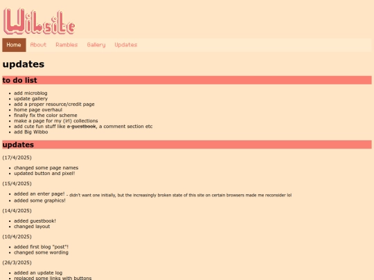updatelog screenshot