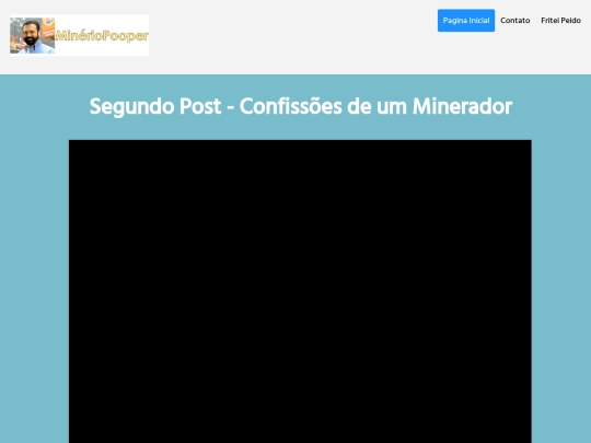 minerio/post2 screenshot