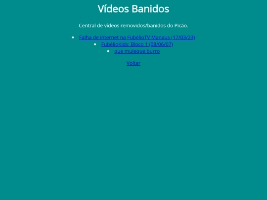 videosbanidos/central screenshot