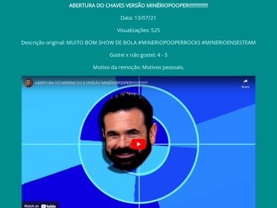 videosbanidos/chavesminerio screenshot