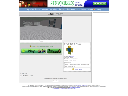 Gamepage.aspx screenshot