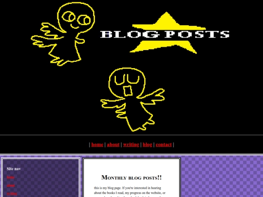 Blog screenshot