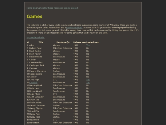 games screenshot