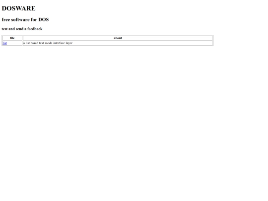 index screenshot
