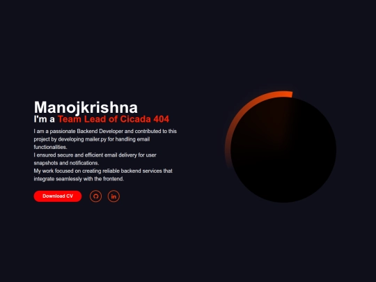 cicada/protoflio screenshot