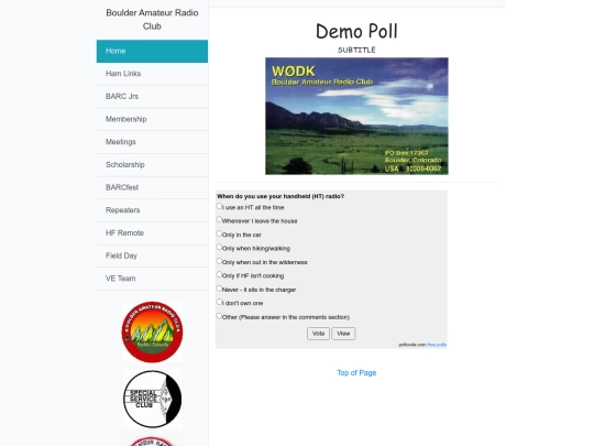 pollcode screenshot