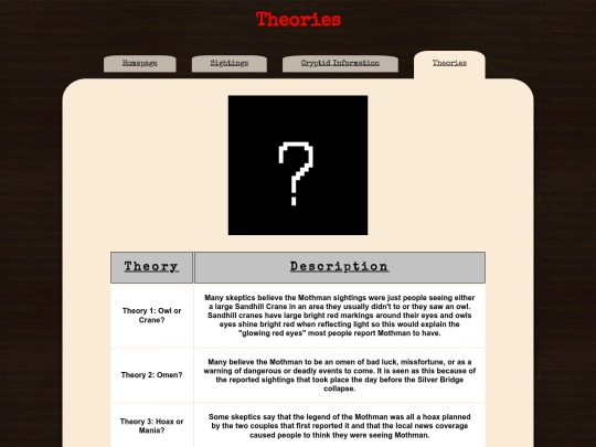 theories screenshot