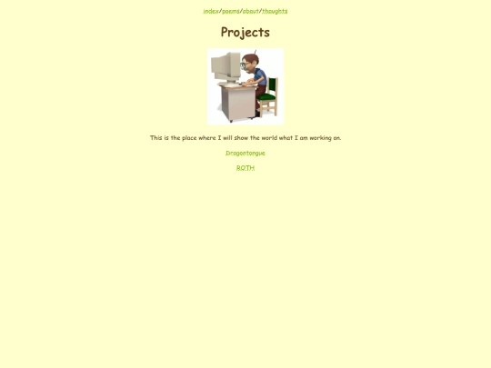 projects screenshot