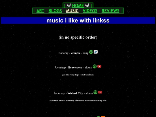 music/musicindex screenshot