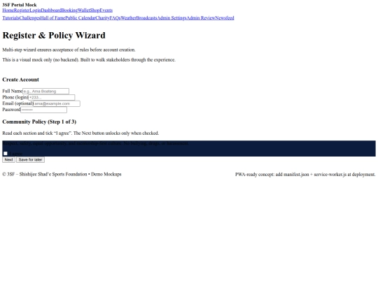 register screenshot