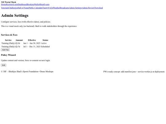 settings screenshot