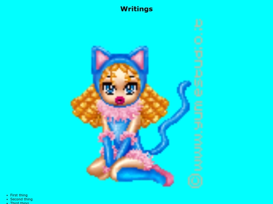 writings screenshot