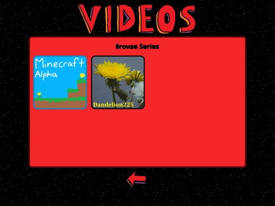 videos screenshot