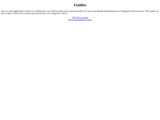 guides screenshot
