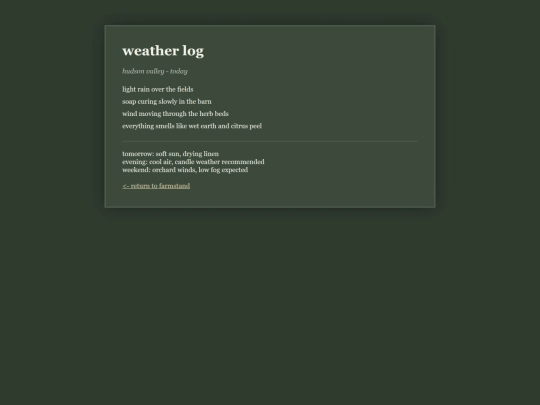 weather screenshot