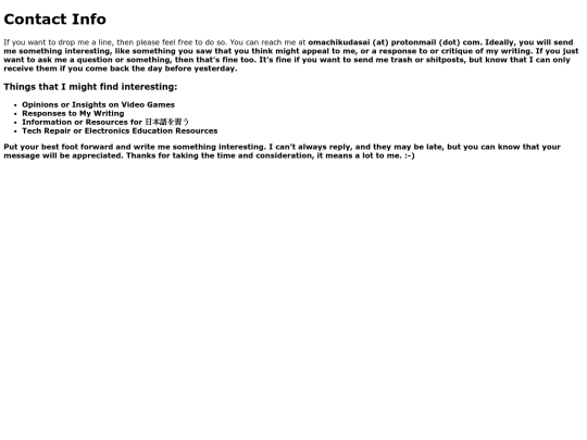 contact screenshot