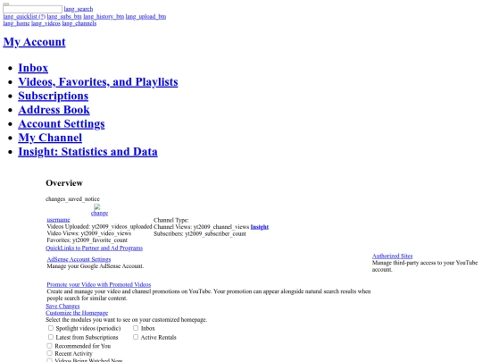 account screenshot
