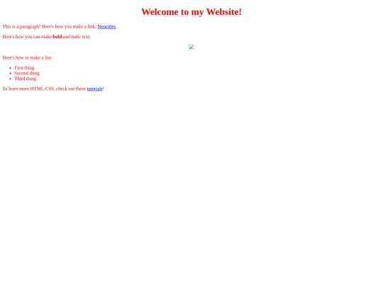 index screenshot
