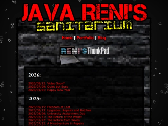 blog screenshot