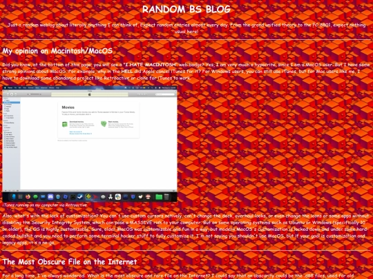 blog screenshot