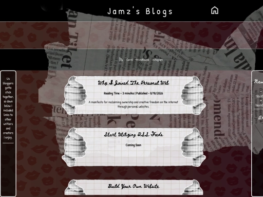 blog screenshot