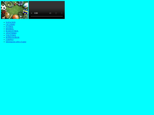 menu screenshot