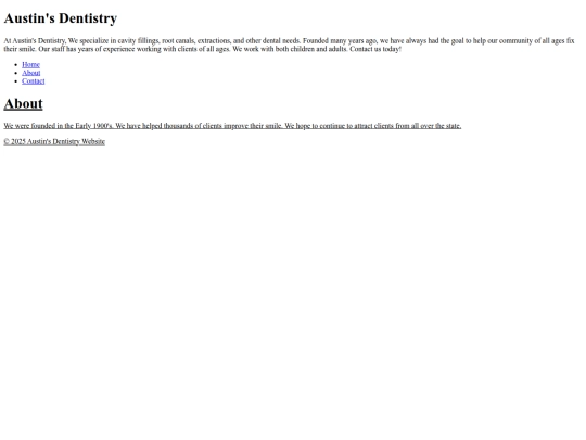 info screenshot