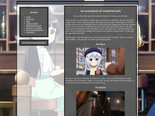hats screenshot