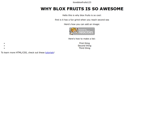 index screenshot