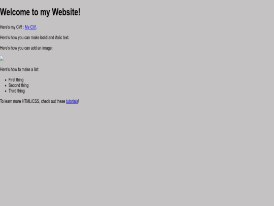 index screenshot