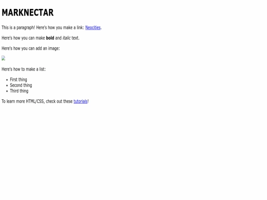 index screenshot