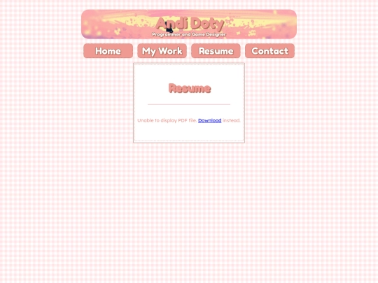 resume screenshot