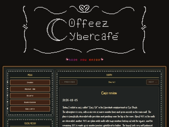 diary screenshot