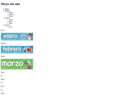 MESES/meses screenshot